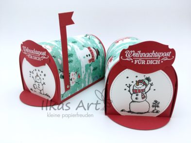 Weihnachtlicher Lebkuchenbriefkasten
