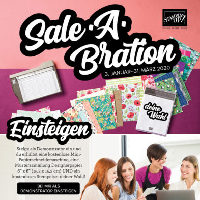 Einsteigen während der Sale-A-Bration